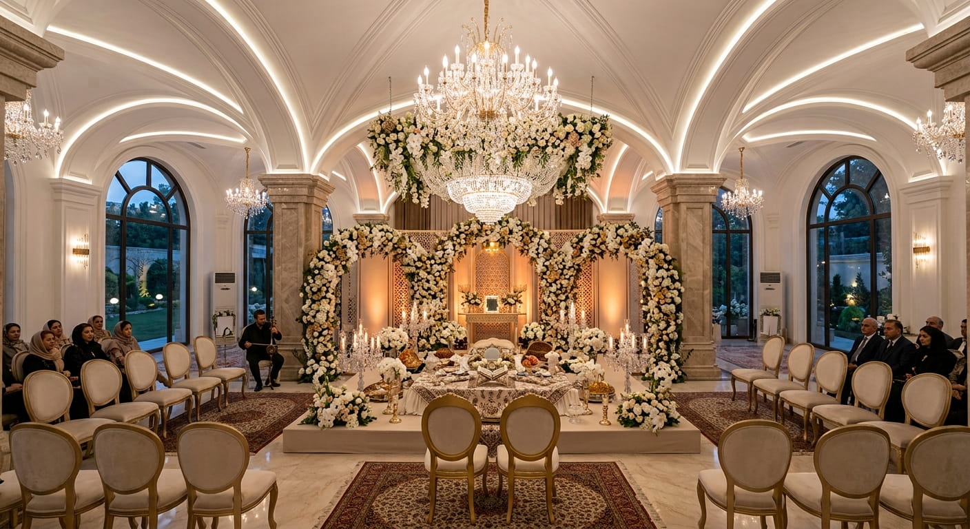دکور سالن عقد VIP در سال ۲۰۲۶